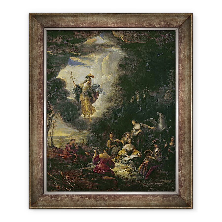 Tablou inramat - Jacob Willemsz de Wet - Athena viziteaza muzele, 70 x 85 cm