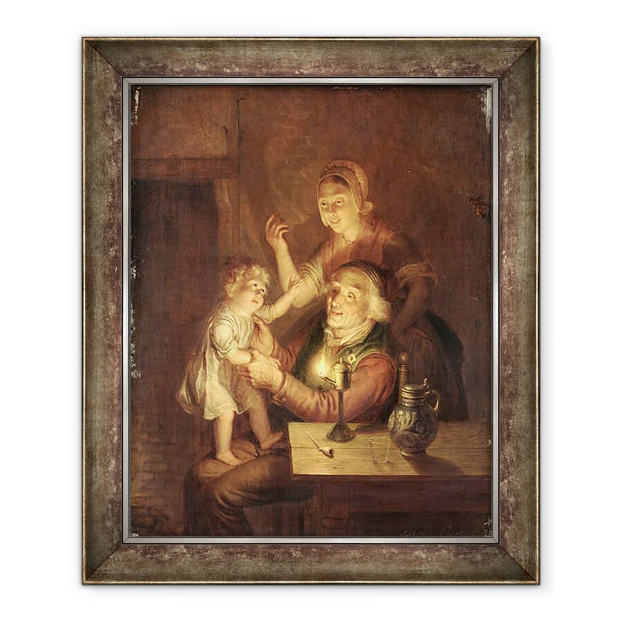 Tablou inramat - Jan Hendrick van Grootvelt - Seara, 90 x 110 cm