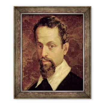 Tablou inramat - Scoala Italiana - Claudio Monteverdi 1567-1643, 90 x 110 cm Tablou inramat - Scoala Italiana - Claudio Monteverdi 1567-1643, 90 x 110 cm