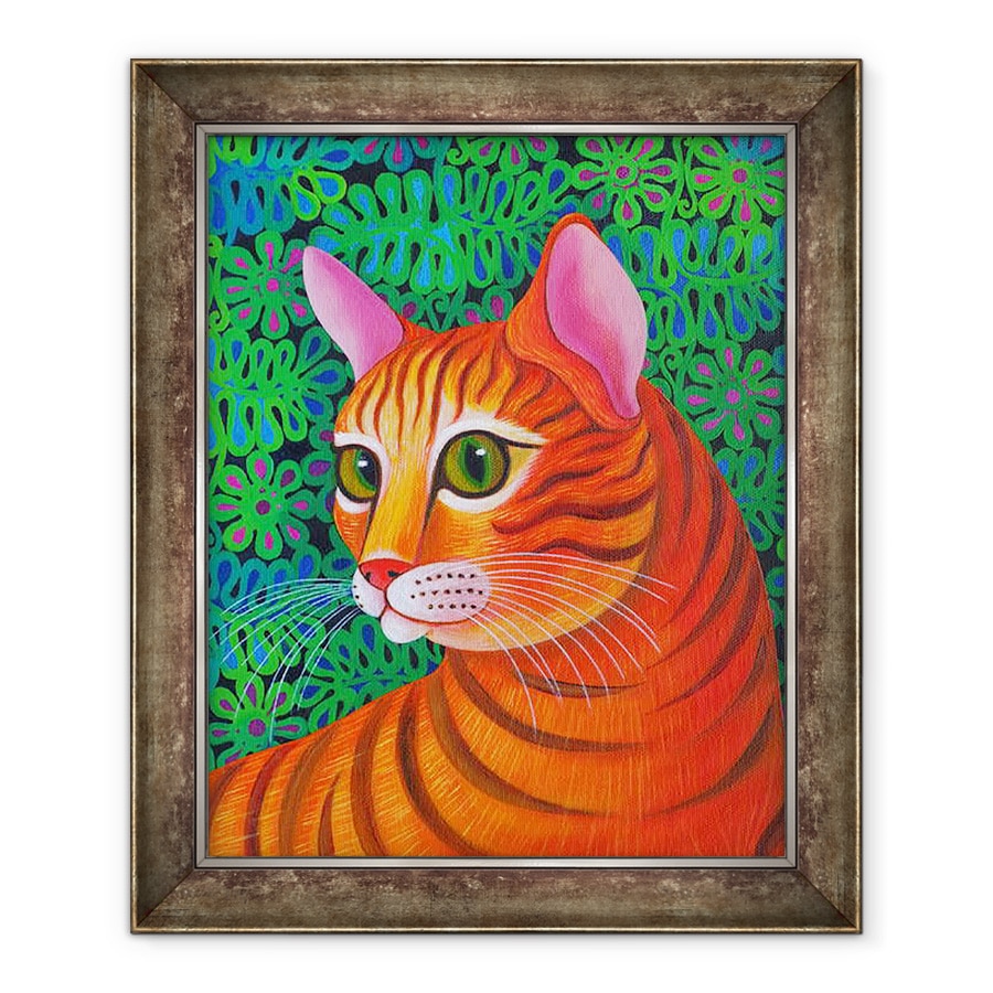 Tablou inramat - Jane Tattersfield - Tigru Cat, 2012, 70 x 85 cm