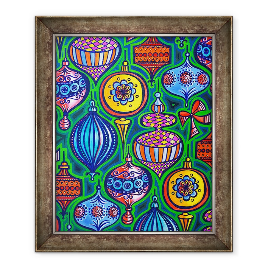 Tablou inramat - Jane Tattersfield - Globuri de Craciun, 2015, 70 x 85 cm