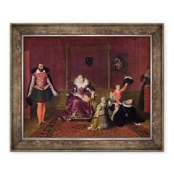 Tablou inramat - Jean Auguste Dominique Ingres - Henri al IV-lea 1553-1610 Regele Frantei si Navarrei Se joaca cu copiii sai ca ambasador al Spaniei isi face intrarea, 70 x 85 cm Tablou inramat - Jean Auguste Dominique Ingres - Henri al IV-lea 1553-1610 Regele Frantei si Navarrei Se joaca cu copiii sai ca ambasador al Spaniei isi face intrarea, 70 x 85 cm