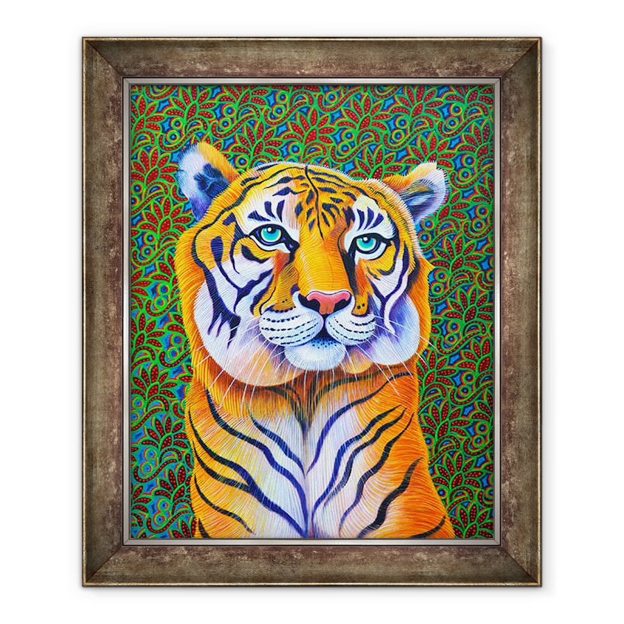 Tablou inramat - Jane Tattersfield - Tigru, 2018, 90 x 110 cm