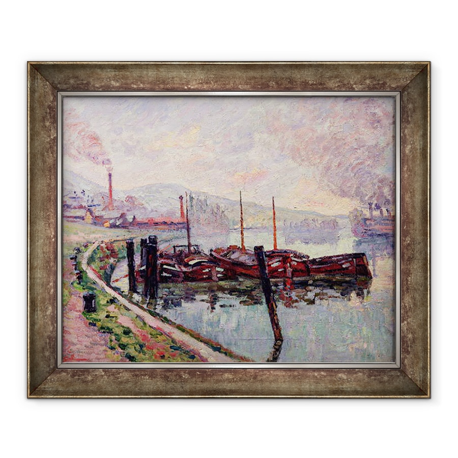 Tablou inramat - Jean Baptiste Armand Guillaumin - slepuri de carbune, 70 x 85 cm