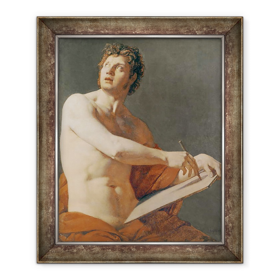 Tablou inramat - Jean Auguste Dominique Ingres - Studiu portret, 70 x 85 cm