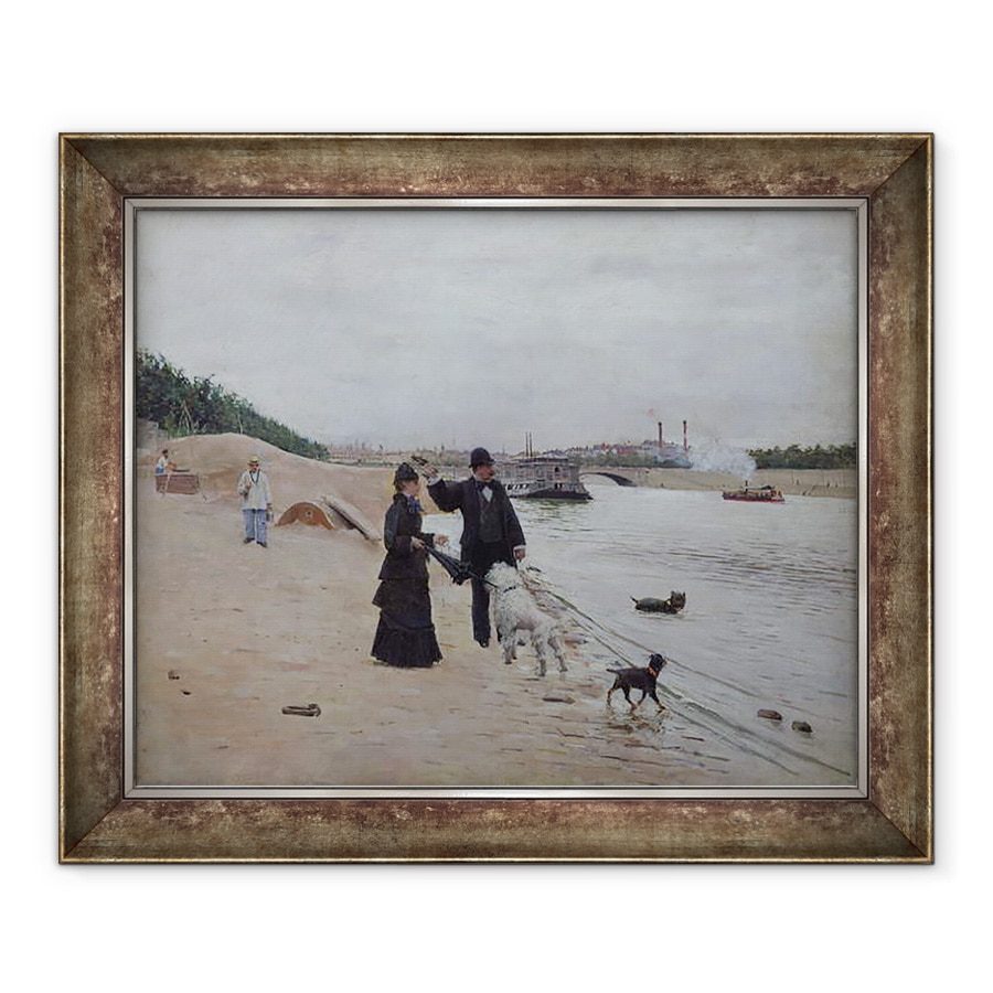 Tablou inramat - Jean Beraud - Bancile Senei, 70 x 85 cm