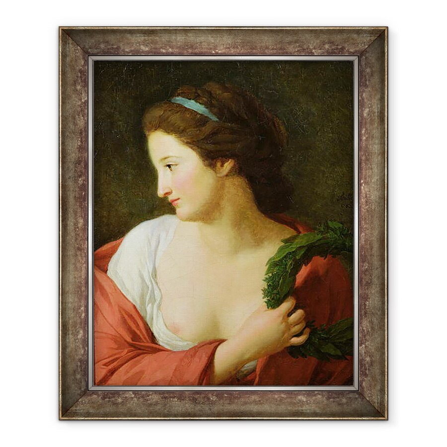 Tablou inramat - Jean Joseph Taillasson - Portret De O Tanara Doamna, 50 x 60 cm