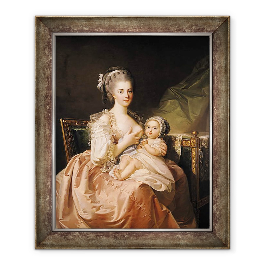 Tablou inramat - Jean Laurent Mosnier - Tanara Mama, 70 x 85 cm