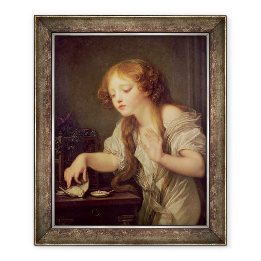 Tablou inramat - Jean Baptiste Greuze - Pasarea moarta, 70 x 85 cm