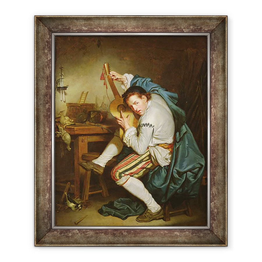 Tablou inramat - Jean Baptiste Greuze - Chitaristul, 70 x 85 cm