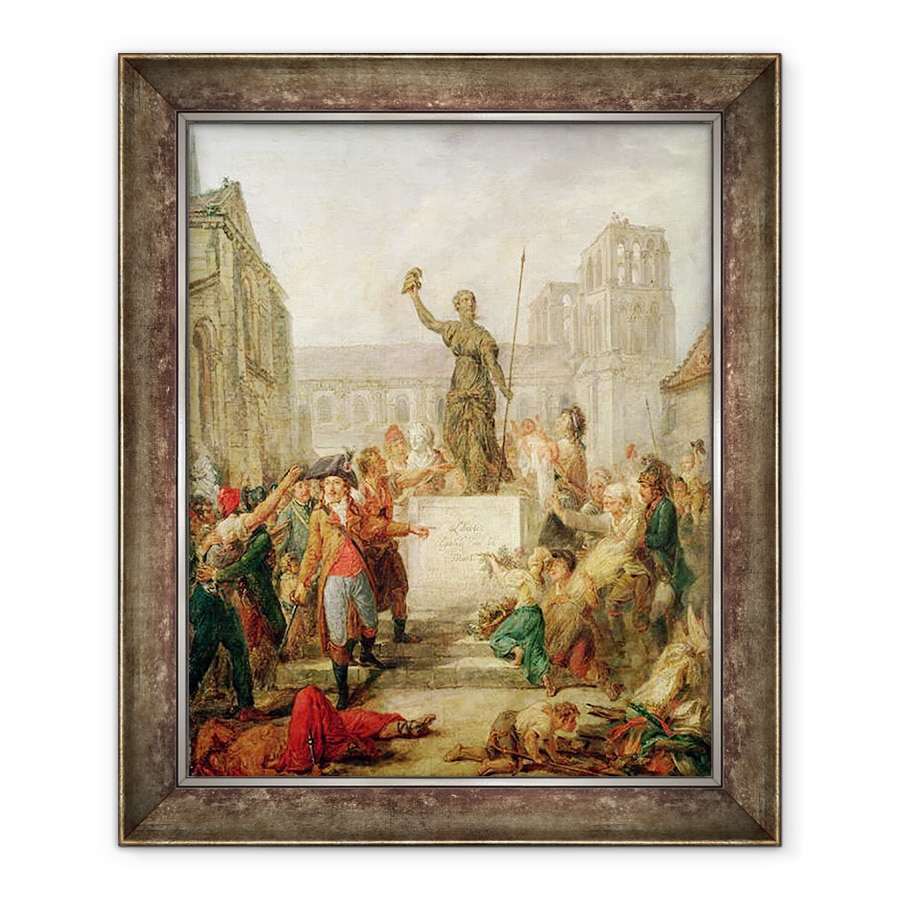 Tablou inramat - Jean Louis Joseph Hoyer - Juramantul Libertatii, 70 x 85 cm