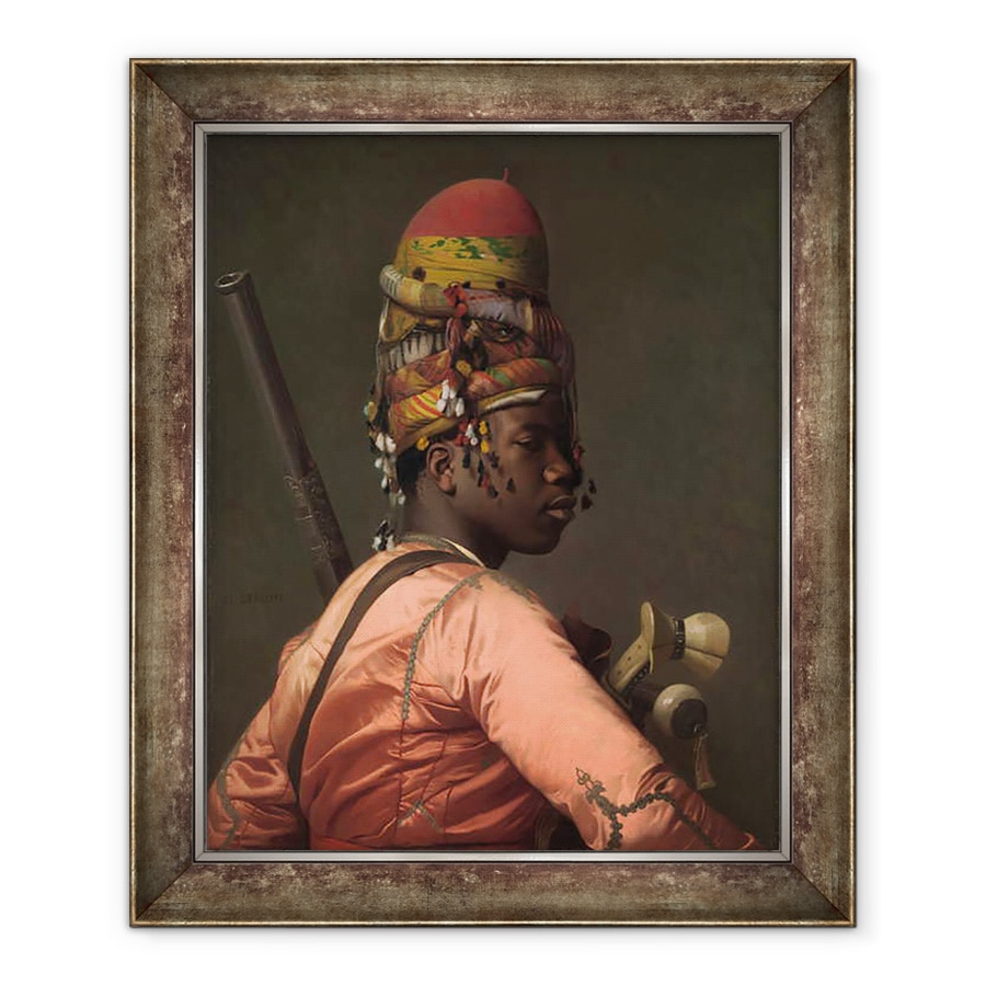 Tablou inramat - Jean Leon Gerome - Bashi-Bazouk, 70 x 85 cm