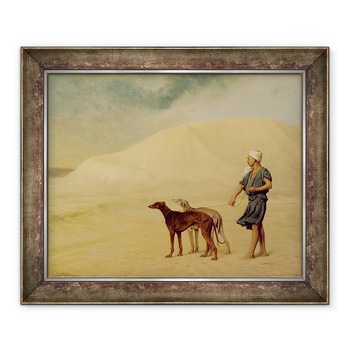 Tablou inramat - Jean Leon Gerome - in desert, 90 x 110 cm Tablou inramat - Jean Leon Gerome - in desert, 90 x 110 cm