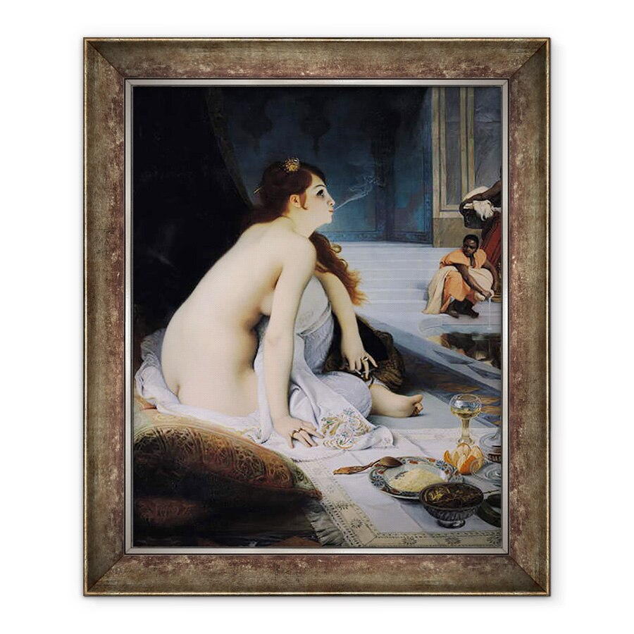 Tablou inramat - Jean Jules Antoine Lecomte du Nouy - Sclavul alb, 90 x 110 cm