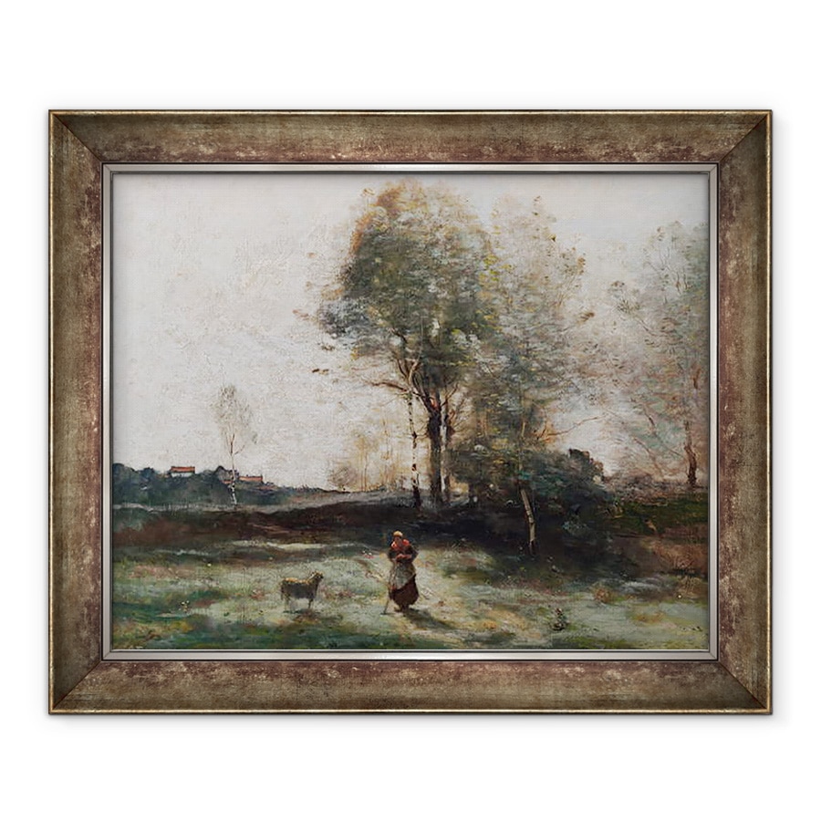 Tablou inramat - Jean Baptiste Camille Corot - Peisaj sau, 90 x 110 cm