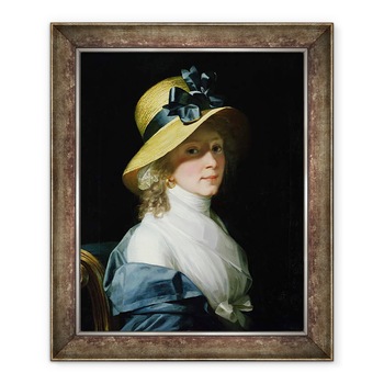 Tablou inramat - Jean Laurent Mosnier - Portret De Frau Senator Elisabeth Hudtwalcker, nee Moller 1752-1804, 50 x 60 cm Tablou inramat - Jean Laurent Mosnier - Portret De Frau Senator Elisabeth Hudtwalcker, nee Moller 1752-1804, 50 x 60 cm