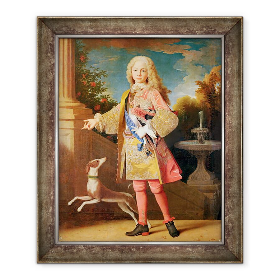 Tablou inramat - Jean Ranc - Portret De Ferdinand De Bourbon, Print De Asturias, 50 x 60 cm