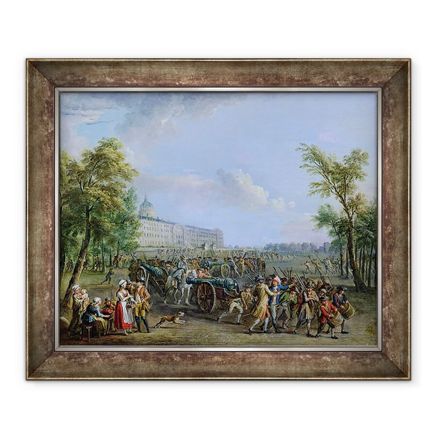 Tablou inramat - Jean-Baptiste Lallemand - Jaful invalizilor, 90 x 110 cm