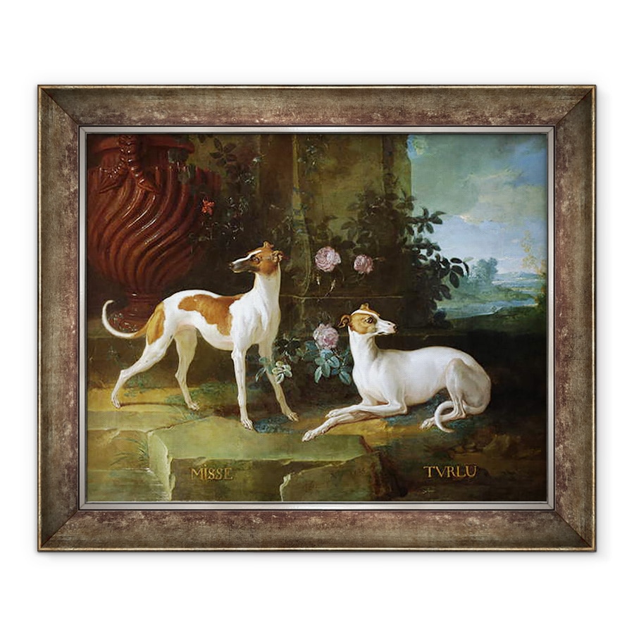 Tablou inramat - Jean-Baptiste Oudry - Misse si Turlu, 70 x 85 cm