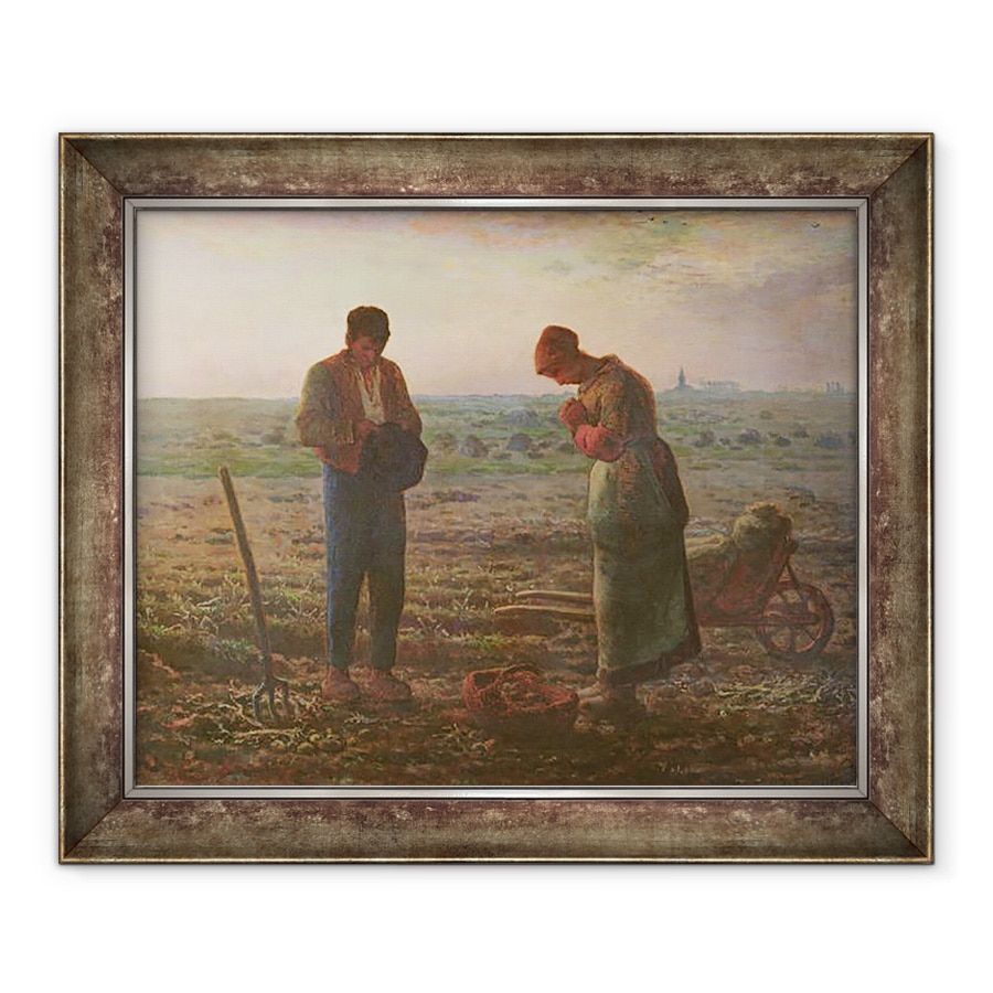 Tablou inramat - Jean-Francois Millet - Angelus, 70 x 85 cm