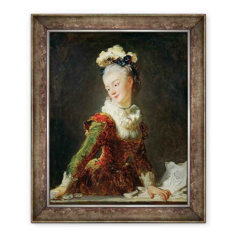 Tablou inramat - Jean-Honore Fragonard - Marie-Madeleine Guimard 1743-1816, 70 x 85 cm
