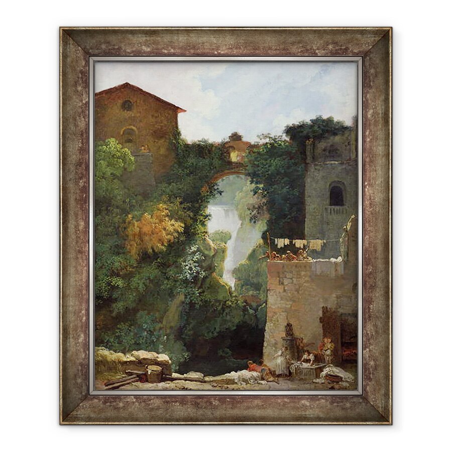 Tablou inramat - Jean-Honore Fragonard - Caderile din Tivoli, 70 x 85 cm
