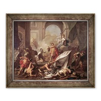 tablou inramat - jean-marc nattier - perseu sub protectia minervei 90 x 110 cm imagen 19_0_
0