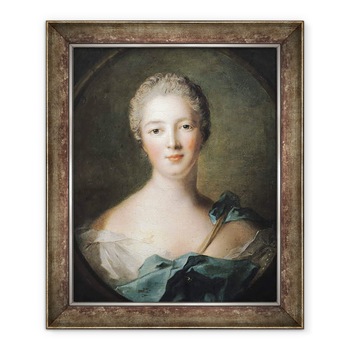 Tablou inramat - Jean-Marc Nattier - Madame de Pompadour 1721-64 1748, 50 x 60 cm Tablou inramat - Jean-Marc Nattier - Madame de Pompadour 1721-64 1748, 50 x 60 cm