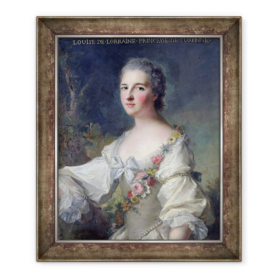 Tablou inramat - Jean-Marc Nattier - Louise-Henriette-Gabrielle de Lorraine 1718-88 Printesa de Turenne si Ducesa de Bouillon, 70 x 85 cm