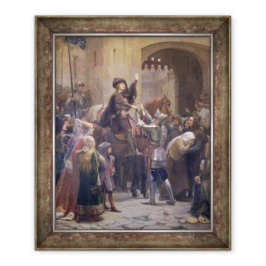 Tablou inramat - Jean-Jacques Scherrer - Ioana dArc 1412-31 Lasand Vaucouleurs, 70 x 85 cm