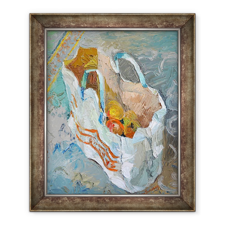 Tablou inramat - Joan Thewsey - Geanta Transportatorului, 1981, 70 x 85 cm