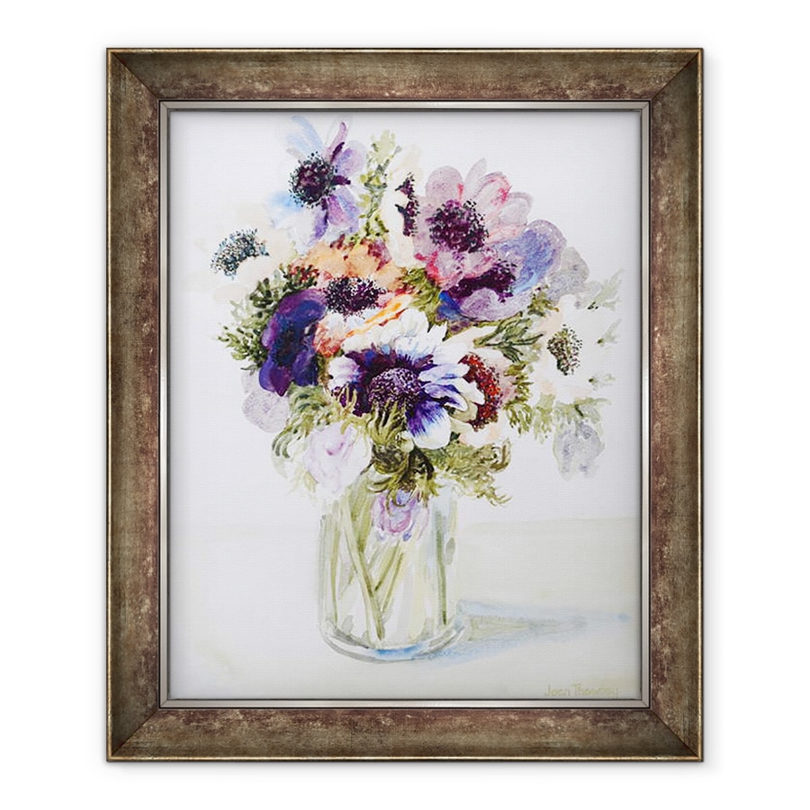 Tablou inramat - Joan Thewsey - Anemone intr-o cana de sticla, 2000, 70 x 85 cm