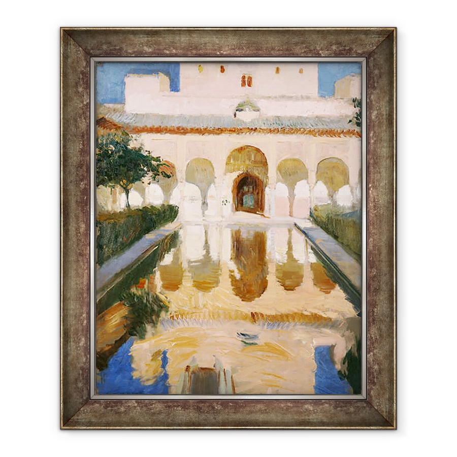 Tablou inramat - Joaquin Sorolla y Bastida - Sala Ambasadorilor, Alhambra, Granada, 70 x 85 cm