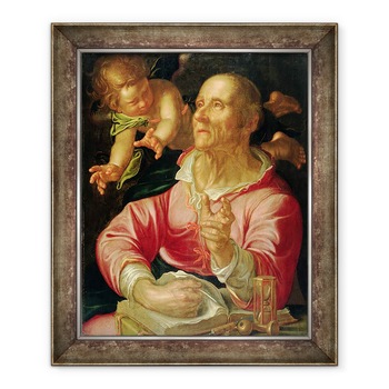 Tablou inramat - Joachim Wtewael - Sfantul Matei, 70 x 85 cm Tablou inramat - Joachim Wtewael - Sfantul Matei, 70 x 85 cm