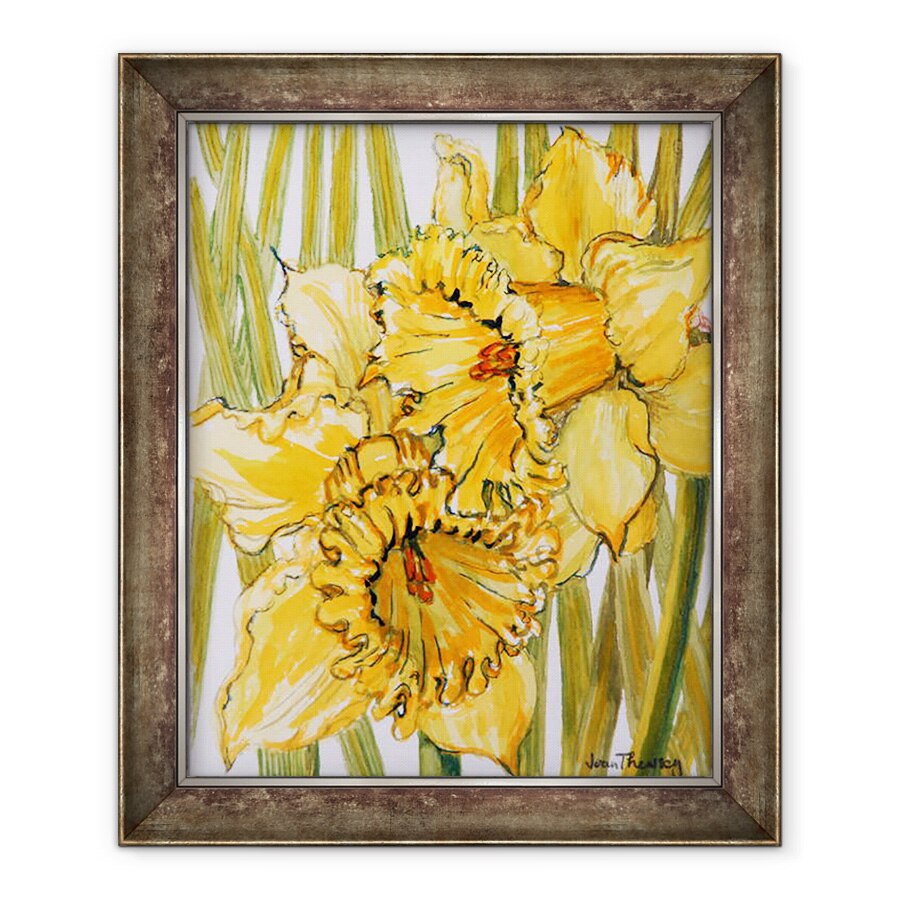 Tablou inramat - Joan Thewsey - Doua narcise, 2001, 70 x 85 cm
