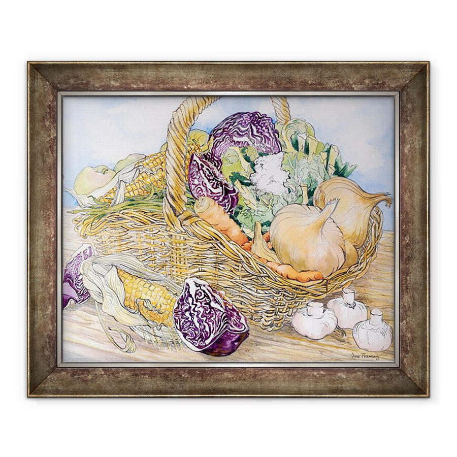 Tablou inramat - Joan Thewsey - Legume intr-un cos, 2012, 70 x 85 cm