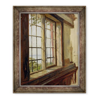 Tablou inramat - Johann Martin Gensler - Vedere a Elba printr-o fereastra, 70 x 85 cm Tablou inramat - Johann Martin Gensler - Vedere a Elba printr-o fereastra, 70 x 85 cm