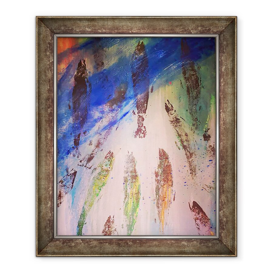 Tablou inramat - jocasta shakespeare - Salmon Run 1, 70 x 85 cm