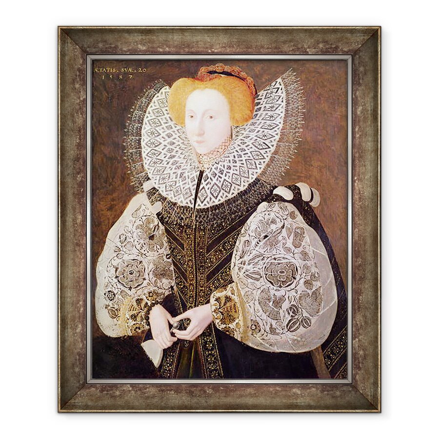 Tablou inramat - Johnr Bettes the Younger - Fata Necunoscuta, 20 de, 70 x 85 cm