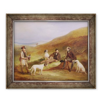 Tablou inramat - John E. Ferneley - Edward Horner Reynard si fratele sau, George, Cocosul de cocos de vanatoare cu pazitorul, Tully Lamb, la Middlesmoor, Yorkshire, 70 x 85 cm Tablou inramat - John E. Ferneley - Edward Horner Reynard si fratele sau, George, Cocosul de cocos de vanatoare cu pazitorul, Tully Lamb, la Middlesmoor, Yorkshire, 70 x 85 cm