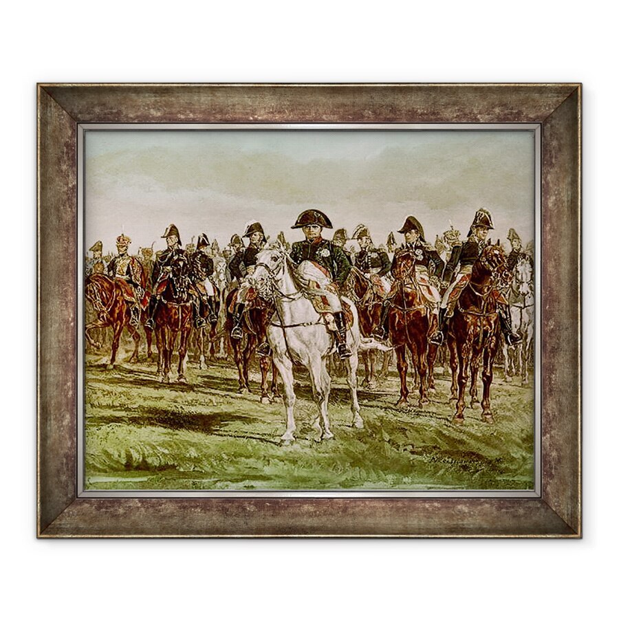 Tablou inramat - Jean-Louis Ernest Meissonier - Napoleon I 1769-1821 si Toiagul sau, 70 x 85 cm