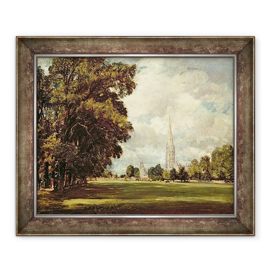 Tablou inramat - John Constable - Catedrala Salisbury din Marsh inchide, 70 x 85 cm