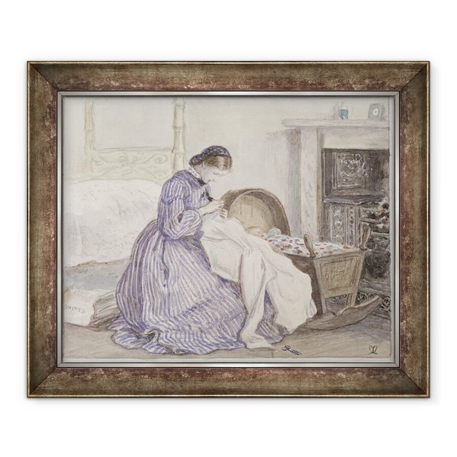 Tablou inramat - John Everett Millais - Stewart Harrison e Iceberg - croitoreasa, 70 x 85 cm