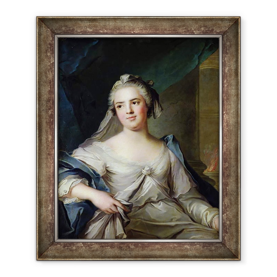 Tablou inramat - Jean-Marc Nattier - Madame Henriette ca Fecioara Vestala, 50 x 60 cm