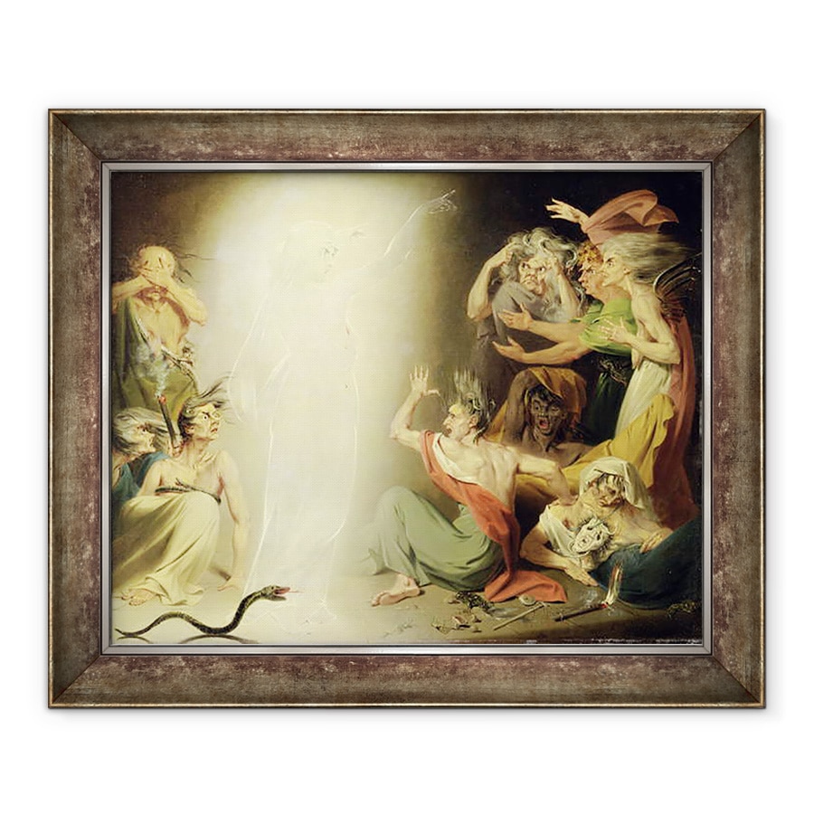Tablou inramat - John Downman - Fantoma lui Clytemnestra Trezirea Furiilor, 70 x 85 cm