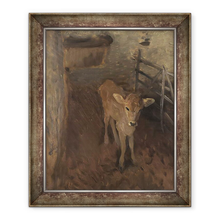 Tablou inramat - John Singer Sargent - Un vitel de Jersey, 70 x 85 cm