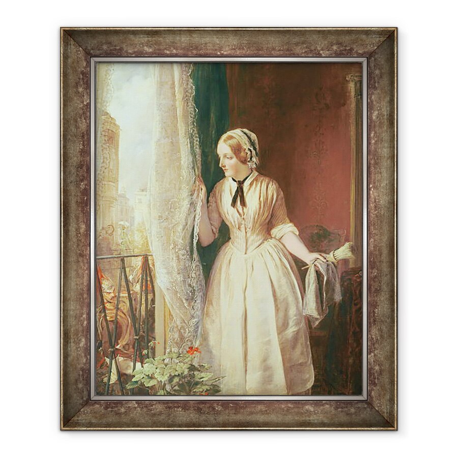 Tablou inramat - John Callcott Horsley - Ramas-bun al soldatului, 70 x 85 cm