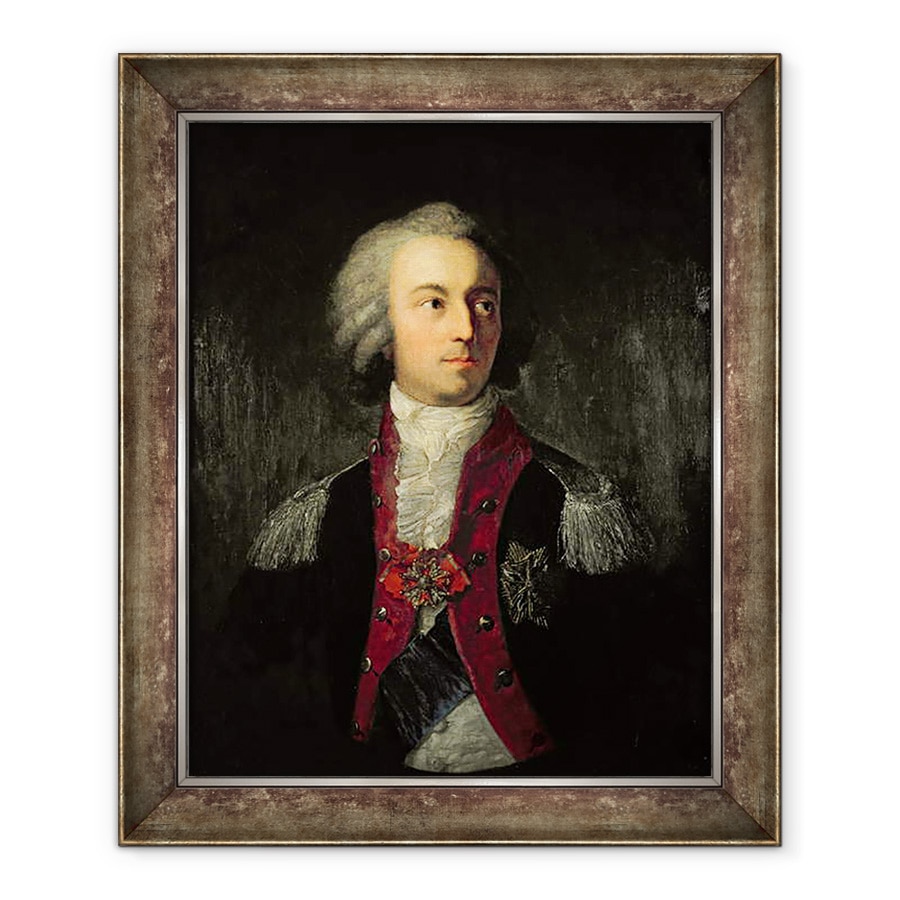 Tablou inramat - Josef Grassi - Printul Adam Kazimierz Czartoryski 1734-1823 c.1780-85, 50 x 60 cm