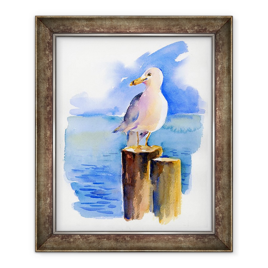 Tablou inramat - John Keeling - Pescarusul pe doc, 2014, 70 x 85 cm