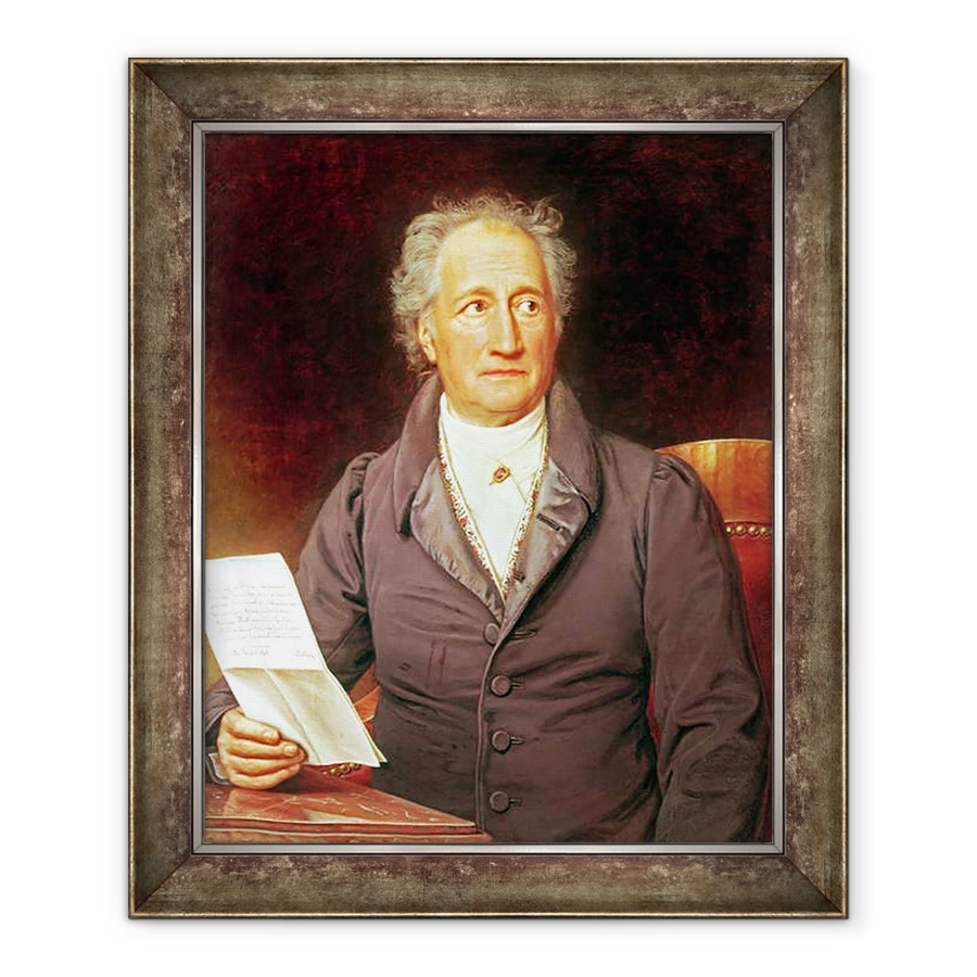 Tablou inramat - Joseph Carl Stieler - Johann Wolfgang von Goethe 1749-1832 1828, 70 x 85 cm